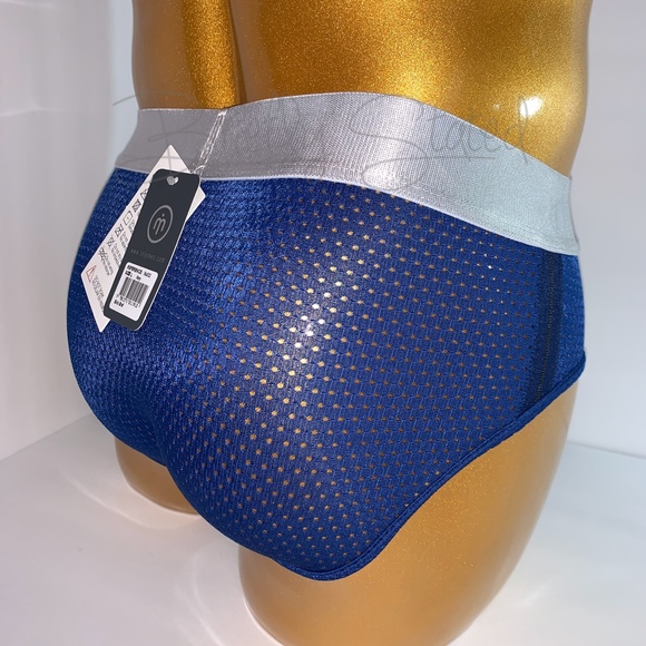 Intymen Mesh Briefs - Blue (L) - Picture 3 of 6